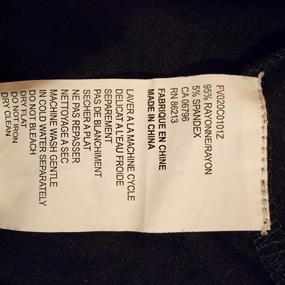 Tristan, Black sleeveless top, Small - Picture 3 of 3